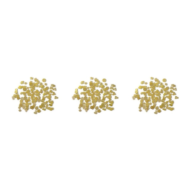 Naiovety Parches navideños para uñas Pegatinas Invierno Lentejuelas doradas con purpurina Artesanía Adornos metálicos Copos Calcomanías Type1 NO1