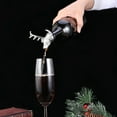 thumbnail image 3 of IDEANATEGRATE Aleación De Zinc Plata Con Tapón De Vino Y Vertedor Estilo Ciervo, 3 of 8