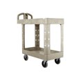 thumbnail image 4 of Rubbermaid Commercial Heavy-Duty 2-Shelf 500 lbs. Cap. Utility Cart, 17.13 x 38.5 x 38.88 - Beige, 4 of 6