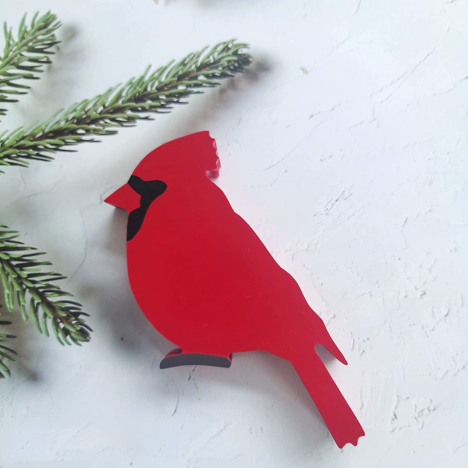 Window Hangings Home New Gifts Red bird Wooden Bird decor Ornament 