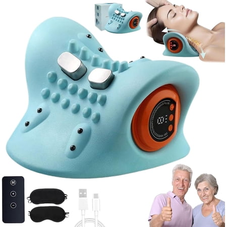 Hugterra Neck Massager, 2024 Top Notch Hugterra Massager, Shiatsu Neck and Back Massager, Electric 4d Neck and Shoulder Massager with Heat, 26° Angle Neck Massager for Pain Relief Deep Tissue