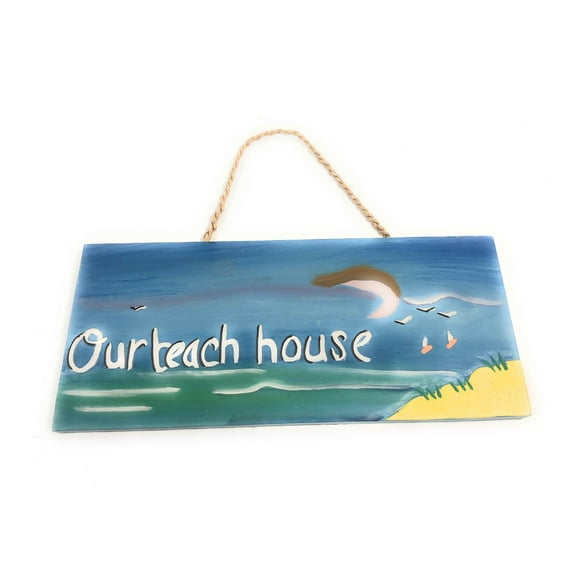 Our Beach House Decorative Sign 14" - Beach Decor | #dpt520335
