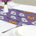 thumbnail image 4 of Yayeee Table Runner 70 inches Long Home Kitchen Dinning Party Decoration, Halloween Ghosts Purple, 4 of 7