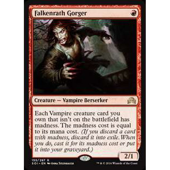 MtG Shadows Over Innistrad Rare Falkenrath Gorger #155