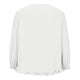 thumbnail image 5 of ICHUANYI Clearance Women's Fashion Solid Color Long Sleeves Blouse Round Neck Side Of Casual Tops(White, L) ICHUANYI WER2023080909249, 5 of 8