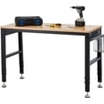 thumbnail image 2 of Royalbelle Black 48 Inch Adjustable Height Workbench, 2000 lbs Capacity, Outlets, 2 of 7