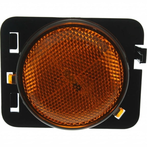 KarParts360 For 2007 - 2017 Jeep WRANGLER Side Marker Light Assembly Driver Side w/Bulbs Replaces CH2550127 CAPA Certified