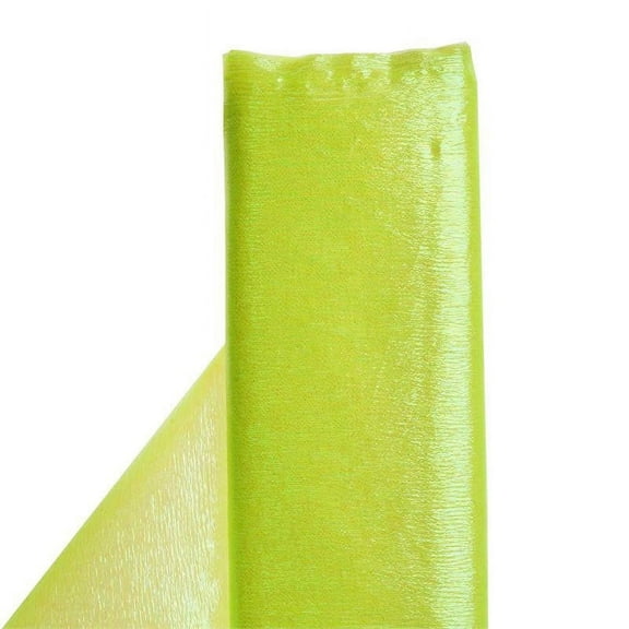 Efavormart 54" x 10 yards Shiny Polyester Fabric Bolt Sewing Craft Bridal Supplies For Wedding Party Banquet Event - Yellow