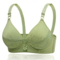 thumbnail image 3 of Admvng Bras for Women Printing Thin Style Ventilate Back Buckle Bra Without Steel Rim, Size 36-42, 3 of 8