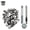 Set 1, variant on ANXPTIME Professional Eyelets and Punching Tool For Craft Jackets Tent