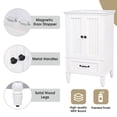 thumbnail image 5 of Harper & Bright Designs 20" Small Bathroom Vanity Sink Combo with Storage , Wood Bathroom Floor Cabinet with Drawers and Doors, White, 5 of 18