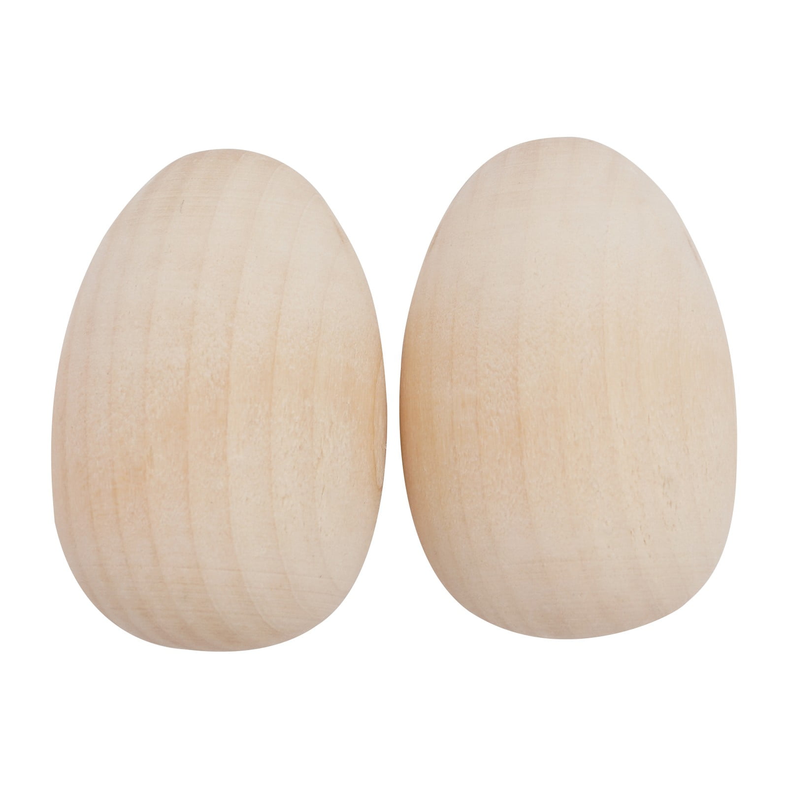 50pcs Wooden Eggs DIY Crafts Eggs, Easter Decoration Eggs for Painting Carving