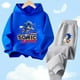 thumbnail image 4 of Conjunto de sudadera con capucha Sonic 2024, ropa de bebé para primavera, prendas de vestir exteriores, tops, sudadera para niño, ropa para niña, ropa para madre e hijo, 4 of 5