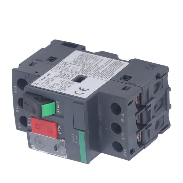 Disjoncteur de Moteur Protecteur de Circuit Moteur Dispositif de Protection de Circuit Moteur Interrupteur de Moteur Disjoncteur de Rail de 35 Mm Disjoncteur de Moteur Disjoncteur de Moteur Rail de 35 Mm
