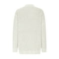 thumbnail image 4 of ShomPort Women's Casual Fall Ribbed Knit Sweater Long Sleeve Loose Pullover Jumper Tops, 4 of 6