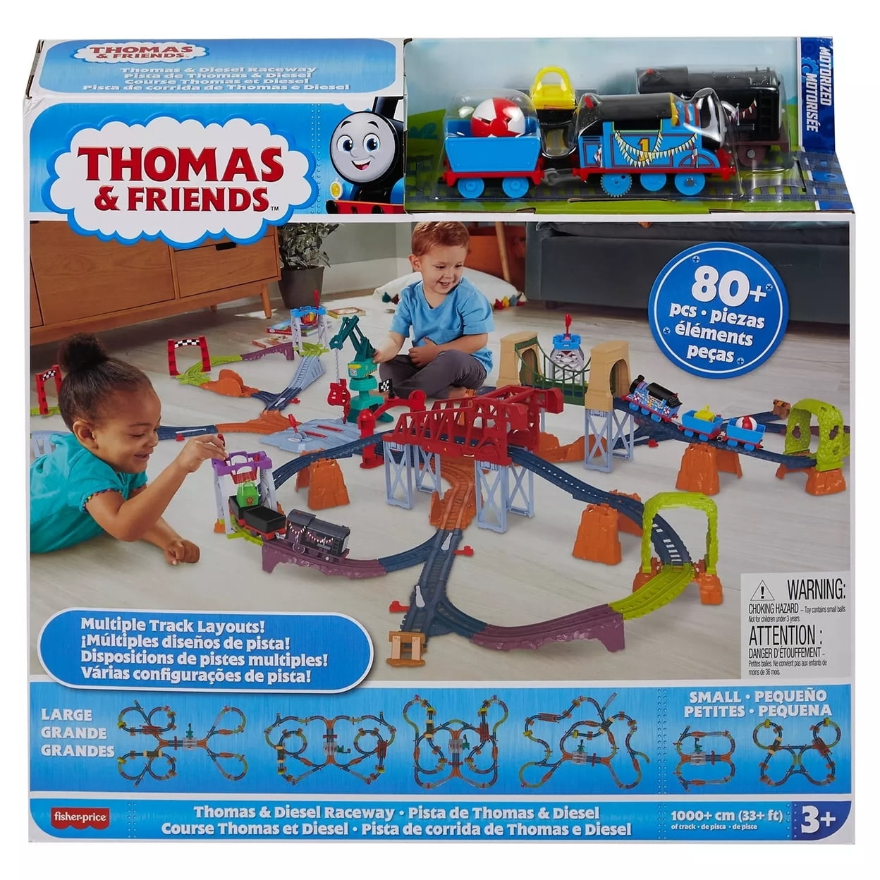 Fisher-Price Thomas & Friends Train Diesel Raceway