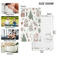 thumbnail image 6 of Yayeee 100% Cotton Hand Towels for Bathroom 16" x 28" Kitchen Towel, White Nordic Christmas House, 6 of 7