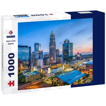 Noah Jigsaw Puzzle Charlotte, North Carolina, USA uptown skyline 1000 pieces