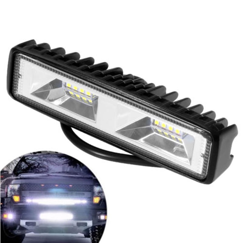 2x 4INCH 48W LED WORK LIGHT BAR SPOT OFFROAD ATV FOG TRUCK LAMP 4WD 12V 6" 