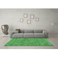 thumbnail image 3 of Ahgly Company Indoor Square Persian Emerald Green Traditional Area Rugs, 8' Square, 3 of 4