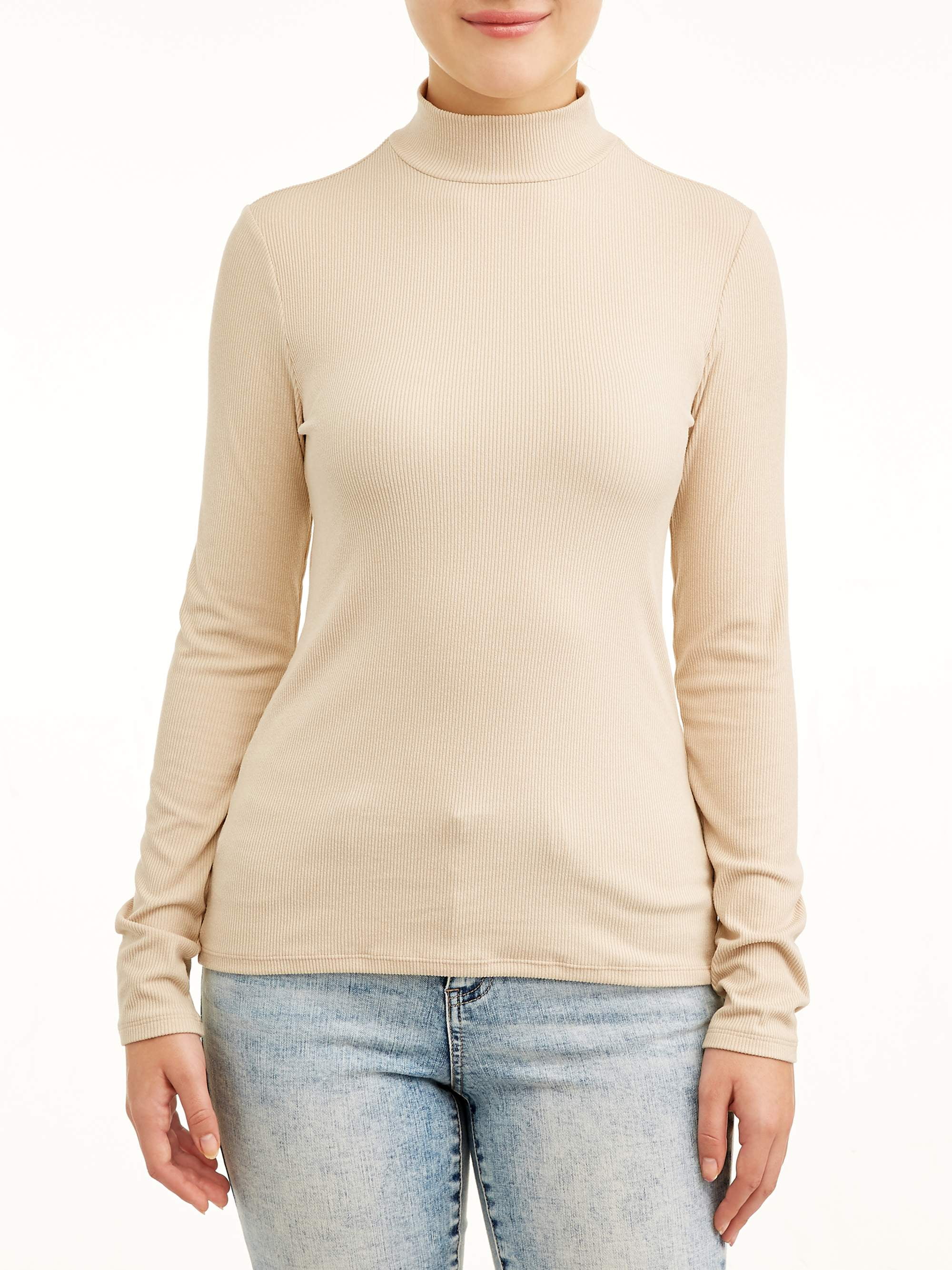 no boundaries mock neck tee