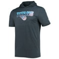 thumbnail image 2 of Men's New Era Heathered Navy Tennessee Titans Team Brushed Hoodie T-Shirt, 2 of 3