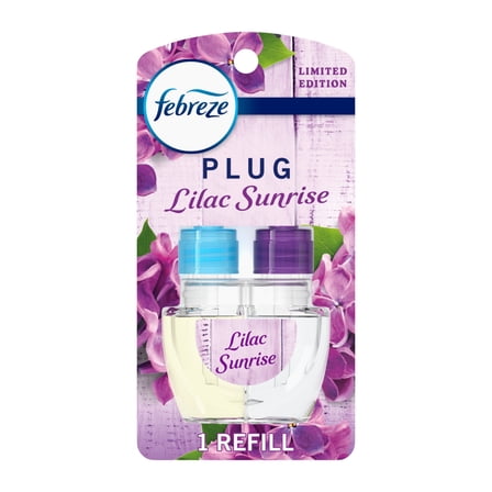 Febreze Plug In Air Freshener Scented Oil Refill Lilac Sunrise, 1ct