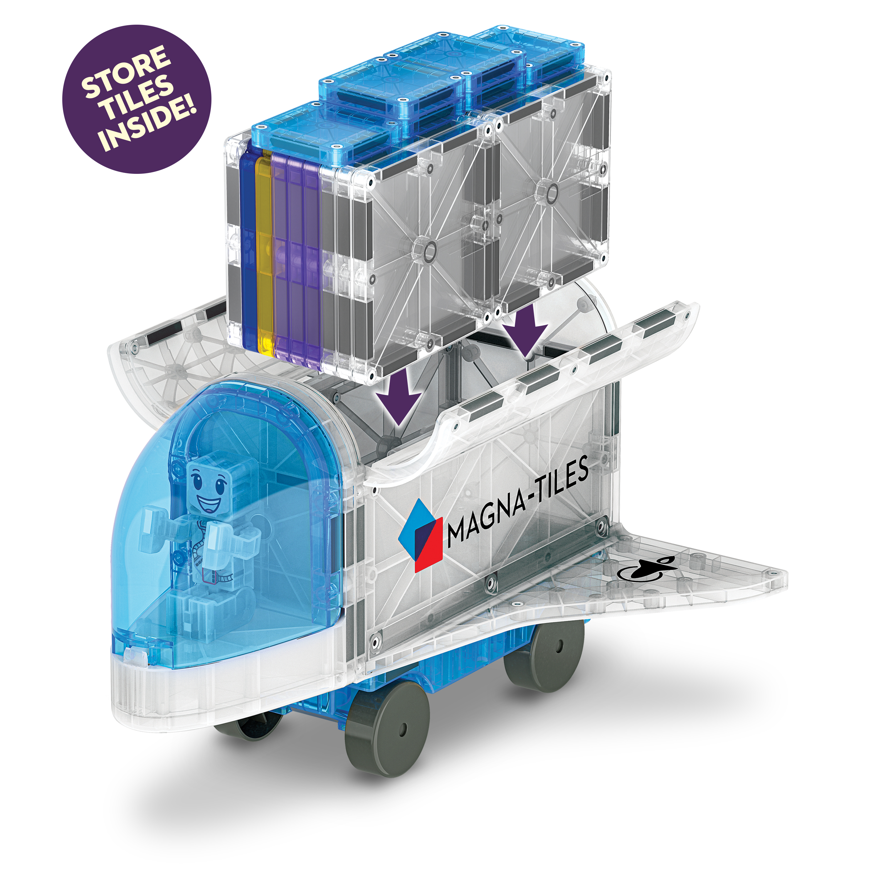 MAGNA-TILES Space 32-Piece Magnetic Construction Set photo 5