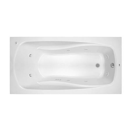 Proflo Pfwplusa7236 72 X 36 Whirlpool Bathtub With 8 Hydro Jets Proflo Pfwplusa7236 72 X 36 Whirlpool Bathtub With 8 Hydro Jets And Easycare Acrylic