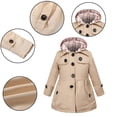 thumbnail image 4 of Manteaux Trench de Printemps et d'Automne pour Tout-Petits et Filles, Mode, Coupe-Vent Épaissi, Manteaux pour Enfants Imprimés à Capuche, Veste Coupe-Vent, Vêtements d'Extérieur 2-12 Ans, 4 of 7