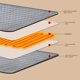 thumbnail image 2 of Manta Eléctrica de 30x60 Cm, Almohadilla Térmica, Manta Calentadora para el Cuerpo, Compresas Húmedas, Almohadilla Térmica de Abundancia, Enchufe Estadounidense, 2 of 5