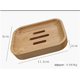 thumbnail image 2 of 1 jabonera de bambú natural, madera natural ecológica para ducha, baño, cocina, con 4 almohadillas de drenaje antideslizantes JAMW Sencillez, 2 of 4
