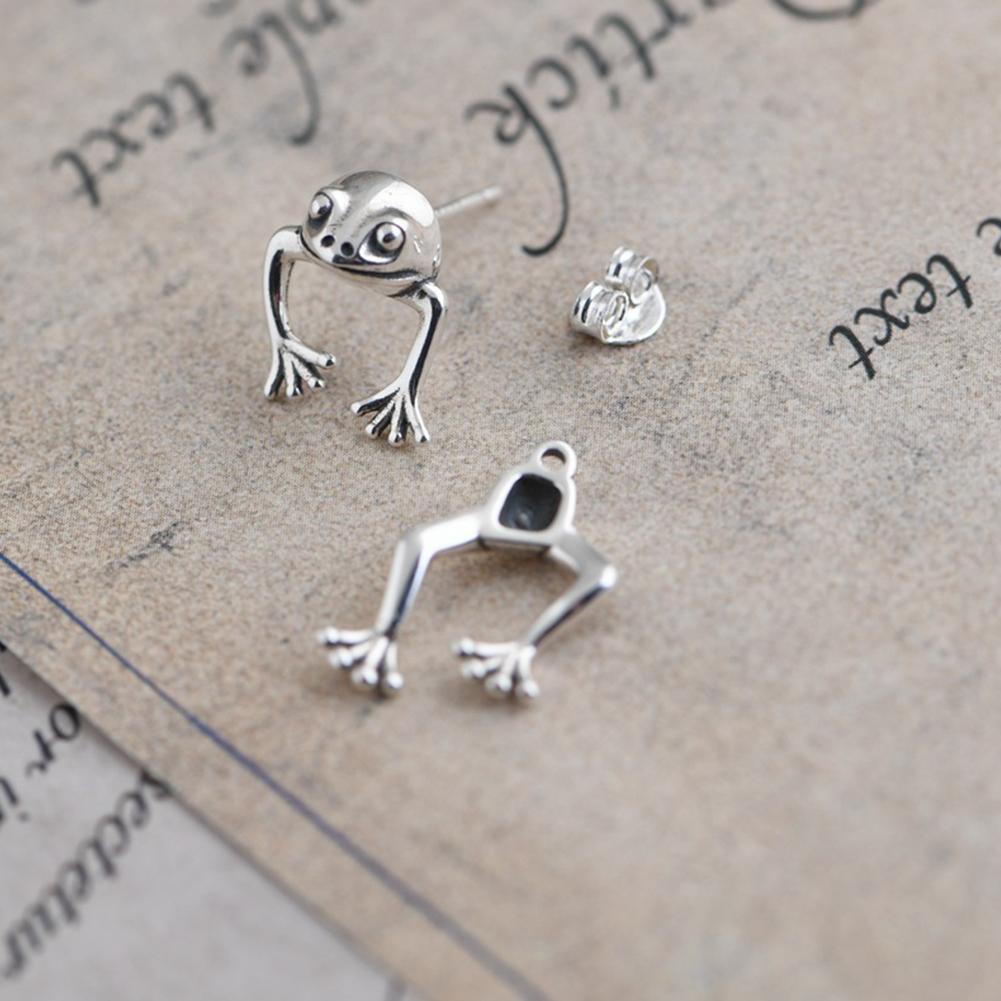Vintage Gothic Frog Earrings Stud Earring Punk Jewelry Gifts For Women Girl Party Accessories A4E3 - image 5 of 9