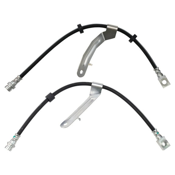 TRQ Rear Brake Hose Set BLA63887 Fits Select 2005-2007 Ford Escape , 2005-2007 Mercury Mariner , 2005-2006 Mazda Tribute