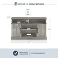 thumbnail image 5 of BELLEZE TV Stand Media Entertainment Center - Norrell (Gray Wash), 5 of 7