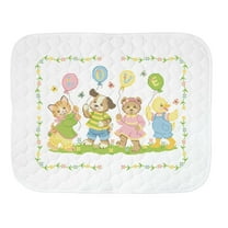 Herrschners® Pre-Quilted Little Ones Quilt Stamped Cross-Stitch