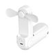 thumbnail image 2 of Ventilador portátil de mano, fácil de usar, plegable, para niños, interior y exterior, para hombres. Blanco, 2 of 9