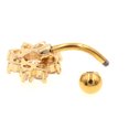 thumbnail image 2 of Starbeauty 1Pc Body Piercing Jewelry New Cheap Stainless Steel Flower Shape Navel Piercing Belly Button Rings Wholesale ZR, 2 of 5