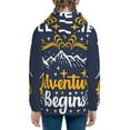 thumbnail image 4 of Kll Unisex Kids Boys Girls Hooded Pocket Pullover Hoodies-Let The Adventure Begins, 4 of 9