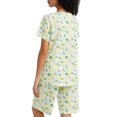 thumbnail image 2 of Karen Neuburger Womens Bermuda Knit Pajama Set Style-RLK0106, 2 of 2