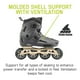 thumbnail image 5 of Patines en línea Rollerblade Lightning 90 para hombre, urbanos, 90 mm, 5 of 7