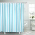 thumbnail image 1 of ABPHQTO Juego de cortinas de ducha de baño impermeables lineales de línea de chico cian lindo de Color de rayas clásicas azules 165x180 cm ABPHQTO PKNMT66x72Shower-11233, 1 of 2