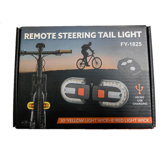 Bdday Usb Rechargeable Bicycle Rear Lamp High-Visibility Mountain Cycling Light Smart Sensor Bike Rear Light for Riding