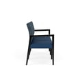 thumbnail image 2 of Pemberly Row Waiting Reception 3 Seat Tandem Seating No Center Arms in Blue, 2 of 5