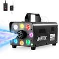 thumbnail image 1 of Fog Machine, AGPtEK Fog Machine with Remote Control & Colorful LED Light, 500 Watt Portable & Durable, Suitable for Halloween, Ch, 1 of 9