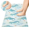 thumbnail image 2 of Cute Seahorse Fish Luxury Kitchen Rug Non Slip Bathroom Plush Mat Shaggy Bedroom Carpet 39"x20", 2 of 6