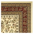 thumbnail image 4 of SAFAVIEH Lyndhurst Isadora Traditional Bordered Runner Rug, Ivory/Red, 2'3" x 6', 4 of 7