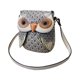 thumbnail image 3 of Bolso de hombro para mujer, bolso de mano con diseño de búho, bandolera de PU Gris, 3 of 7
