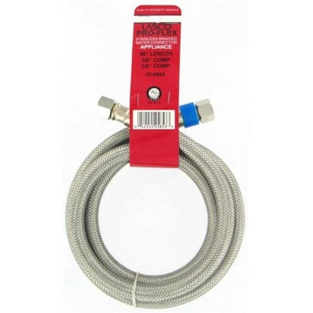 Larsen Supply .38in. Compression x .38in. Compression x 48in. Dishwasher C Dishwasher