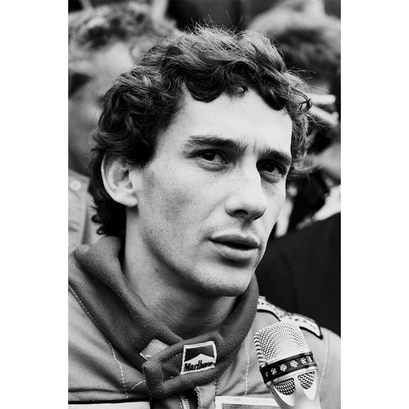 Ayrton Senna F1 Formula Car Racing Sport Wall Art Home Decor - 12x18 Inch Laminated Poster - Stunning Detail and Bold Colors